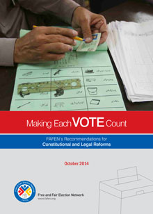 FAFEN’s Recommendations for Constitutional and Legal Reforms 2014