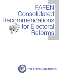 FAFEN Consolidated Recommendations for Electoral Reforms