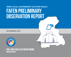FAFEN Preliminary Observation Report on Sindh Local Government Election Phase-I