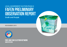FAFEN Preliminary Observation Report on Local Government Election Punjab and Sindh