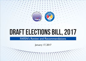 FAFEN Review and Recommendations Draft Elections Bill 2017