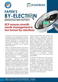Results Management Improves in Low Turnout By-Elections Results Management Improves in Low Turnout By-Elections